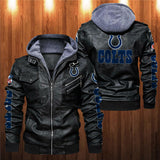 30% OFF Best Men’s Indianapolis Colts Faux Leather Jacket On Sale
