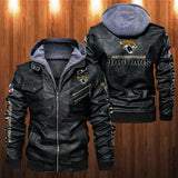 30% OFF Best Men’s Jacksonville Jaguars Faux Leather Jacket On Sale