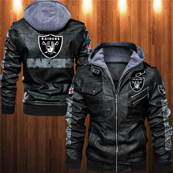 30% OFF Best Men’s Las Vegas Raiders Faux Leather Jacket On Sale