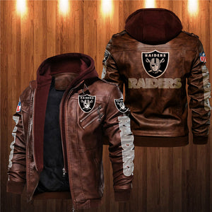 30% OFF Best Men’s Las Vegas Raiders Faux Leather Jacket On Sale