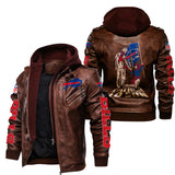 30 % OFF Men’s Buffalo Bills Leather Jacket - Hurry Up Limited Time