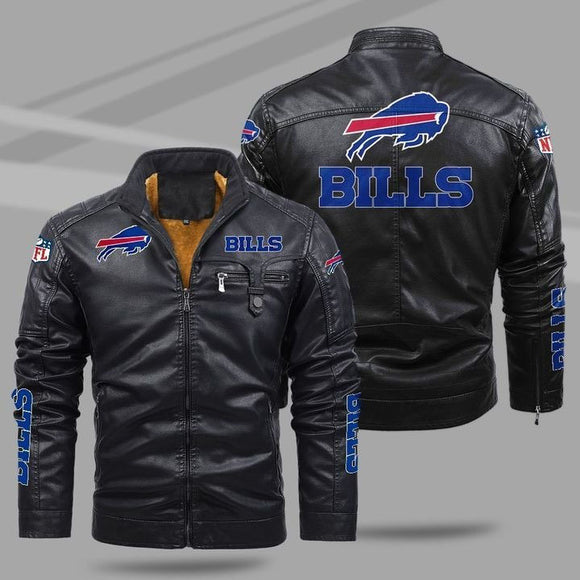 20% OFF Best Men's Buffalo Bills Leather Jackets Motorcycle Cheap