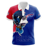 20% OFF Men’s Buffalo Bills Polo Shirt Mascot On Sale