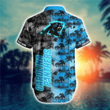 15% OFF Men's Carolina Panthers Hawaiian Shirt Palm Tree For Sale