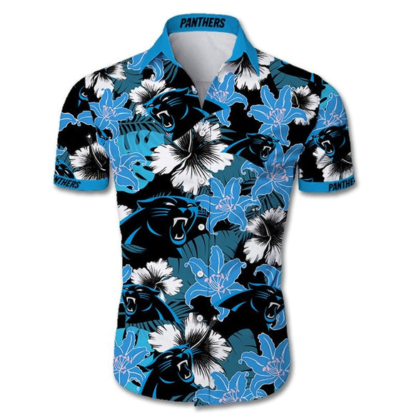 15% OFF Men's Carolina Panthers Hawaiian Shirt On Sale