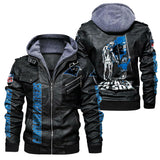 30 % OFF Men’s Carolina Panthers Leather Jacket - Hurry Up Limited Time