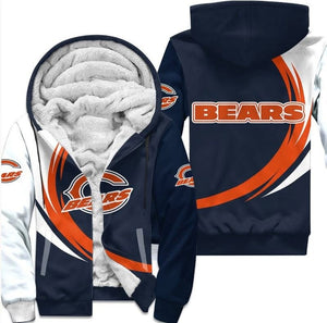 20% OFF Vintage Chicago Bears Fleece Jacket - Limited Time Offer