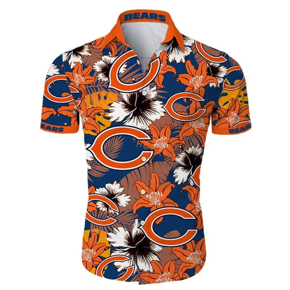 15% OFF Men's Chicago Bears Hawaiian Shirt On Sale