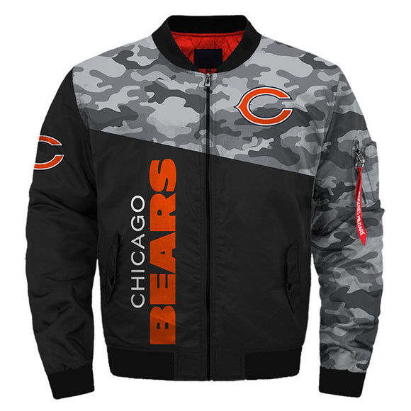 17% OFF Men's Chicago Bears Military Jacket - Limited Time Offer