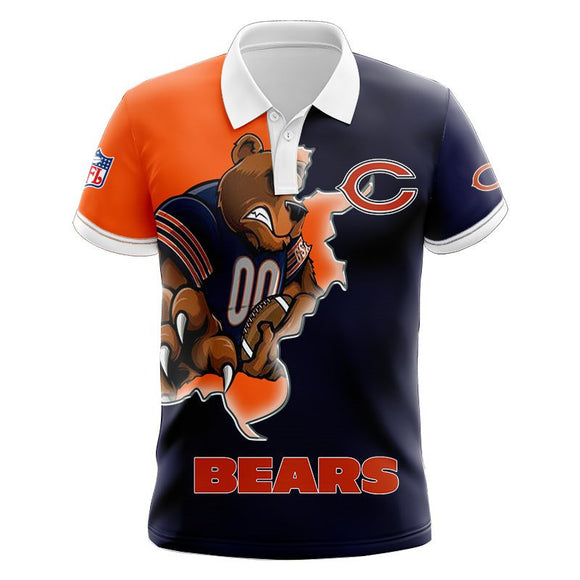 20% OFF Men’s Chicago Bears Polo Shirt Mascot On Sale
