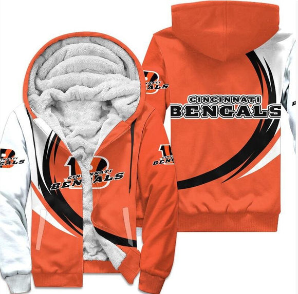 20% OFF Vintage Cincinnati Bengals Fleece Jacket - Limited Time Offer