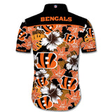15% OFF Men's Cincinnati Bengals Hawaiian Shirt On Sale