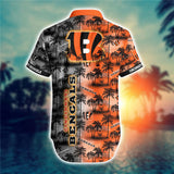15% OFF Men's Cincinnati Bengals Hawaiian Shirt Palm Tree For Sale