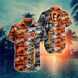 15% OFF Men's Cincinnati Bengals Hawaiian Shirt Palm Tree For Sale