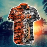15% OFF Men's Cincinnati Bengals Hawaiian Shirt Palm Tree For Sale