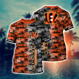 15% OFF Men’s Cincinnati Bengals T-shirt Coconut Tree