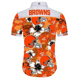 15% OFF Men's Cleveland Browns Hawaiian Shirt On Sale