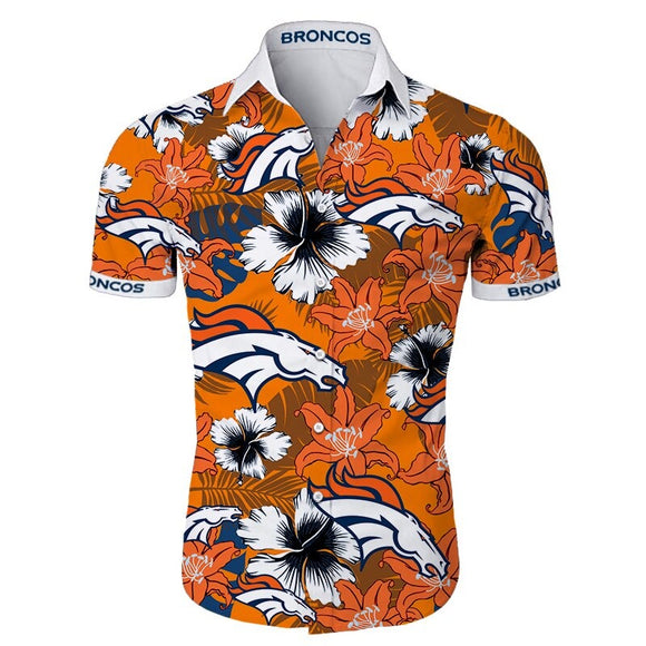 15% OFF Men's Denver Broncos Hawaiian Shirt On Sale