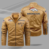 20% OFF Best Men's Denver Broncos Leather Jackets Motorcycle Cheap