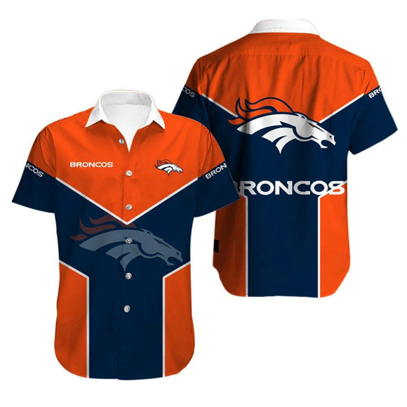 15% SALE OFF Best Men’s Denver Broncos Shirt Navy & Orange