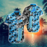 15% OFF Men's Detroit Lions Hawaiian Shirt Palm Tree For Sale