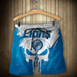 15% SALE OFF Men’s Detroit Lions Skull Shorts For Sale