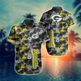 15% OFF Men's Green Bay Packers Hawaiian Shirt Palm Tree For Sale