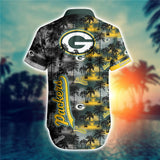 15% OFF Men's Green Bay Packers Hawaiian Shirt Palm Tree For Sale