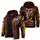 30 % OFF Men’s Green Bay Packers Leather Jacket - Hurry Up Limited Time