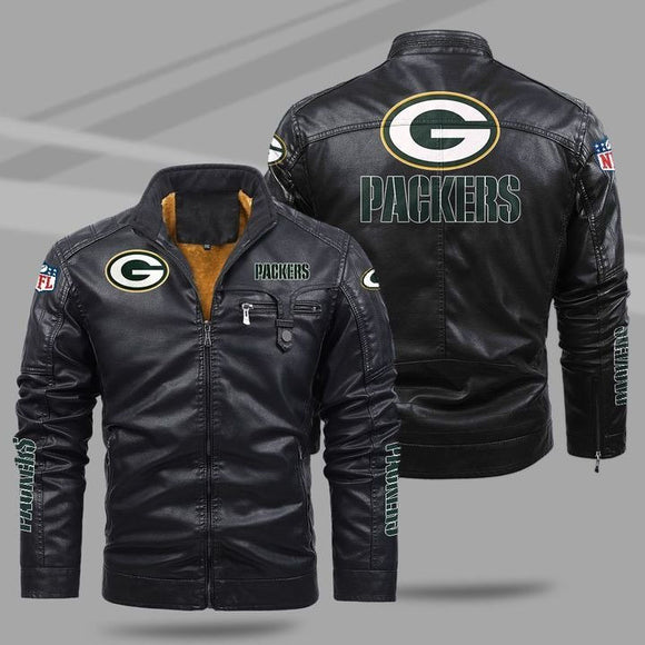 20% OFF Best Men's Green Bay Packers Leather Jackets Motorcycle Cheap