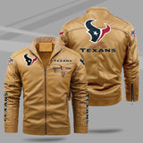 20% OFF Best Men's Houston Texans Leather Jackets Motorcycle Cheap