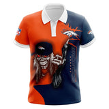 20% OFF Iron Maiden Fuck Denver Broncos Polo Shirt Cheap For Sale