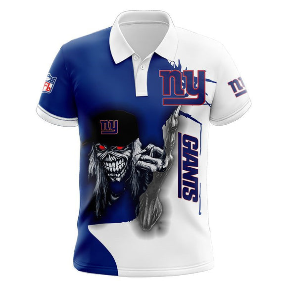 20% OFF Iron Maiden Fuck New York Giants Polo Shirt Cheap For Sale