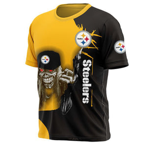 15% OFF Best Iron Maiden Pittsburgh Steelers T shirts