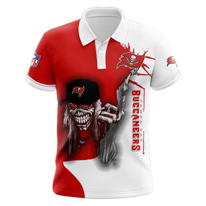 20% OFF Iron Maiden Fuck Tampa Bay Buccaneers Polo Shirt Cheap For Sale