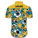 15% OFF Men's Jacksonville Jaguars Hawaiian Shirt On Sale