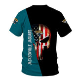 15% OFF Men’s Jacksonville Jaguars T Shirt Flag USA