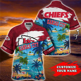 15% OFF Men's Kansas City Chiefs Hawaiian Shirt Paradise Floral