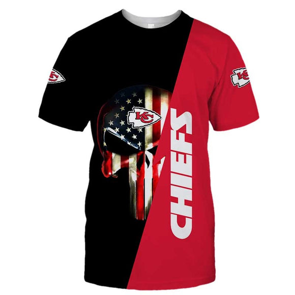 15% OFF Men’s Kansas City Chiefs T Shirt Flag USA