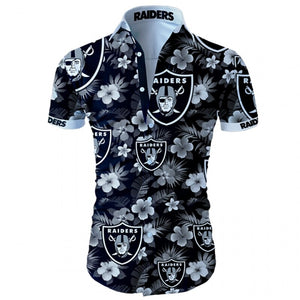 15% OFF Men's Las Vegas Raiders Hawaiian Shirt On Sale