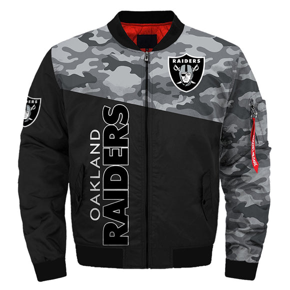17% OFF Men's Las Vegas Raiders Military Jacket - Limited Time Offer