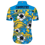 15% OFF Men's Los Angeles Chargers Hawaiian Shirt On Sale
