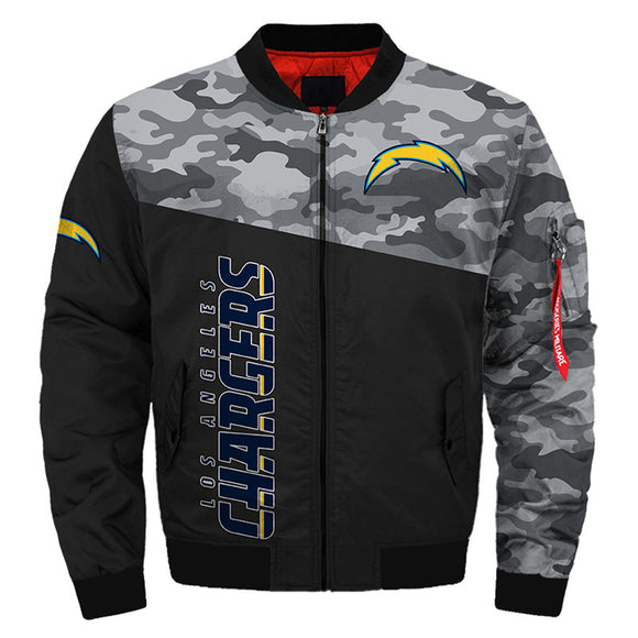 17% OFF Men's Los Angeles Chargers Military Jacket - Limited Time Offer