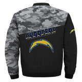 17% OFF Men's Los Angeles Chargers Military Jacket - Limited Time Offer