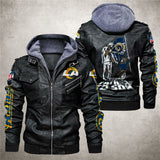 30 % OFF Men’s Los Angeles Rams Leather Jacket - Hurry Up Limited Time