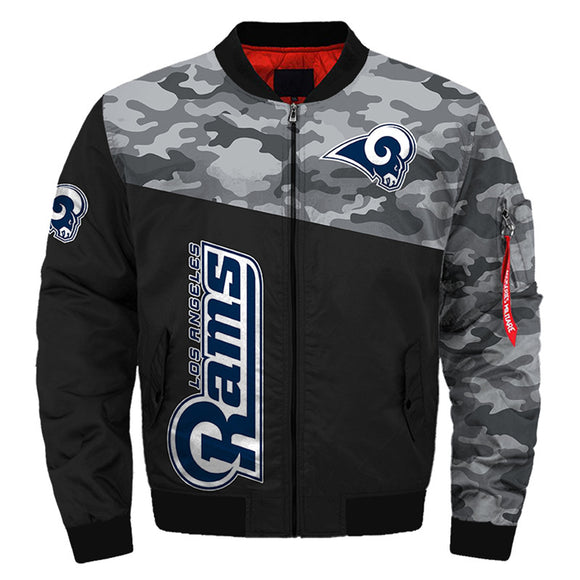17% OFF Men's Los Angeles Rams Military Jacket - Limited Time Offer