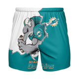 15% OFF Best Men’s Miami Dolphins Shorts Mascot For Sale
