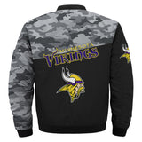 17% OFF Men's Minnesota Vikings Military Jacket - Limited Time Offer