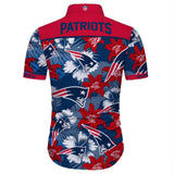 15% OFF Men's New England Patriots Hawaiian Shirt On Sale