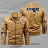 20% OFF Best Men's New England Patriots Leather Jackets Motorcycle Cheap